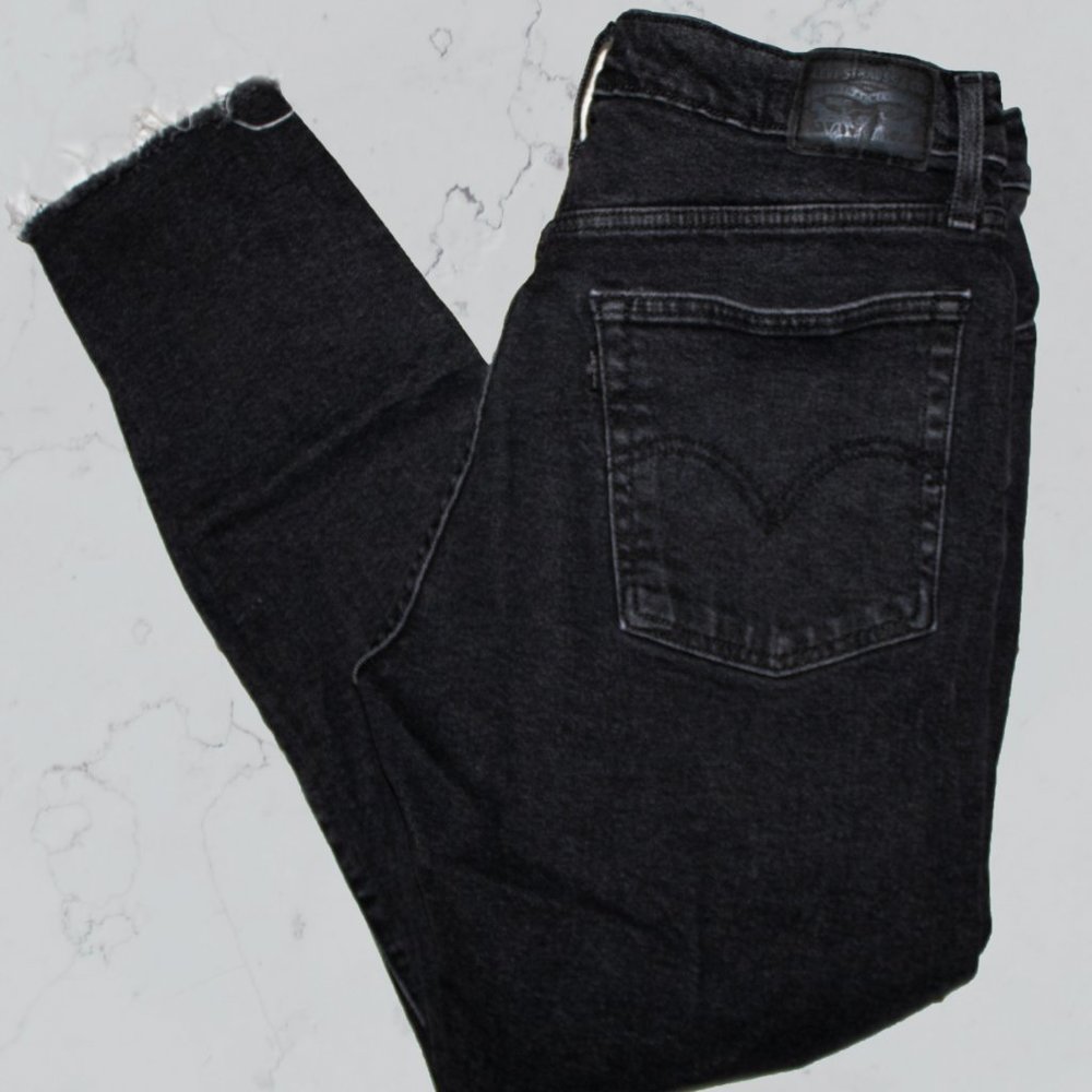 Levi's Wedgie Fit High Rise Skinny Raw Hem Jeans
